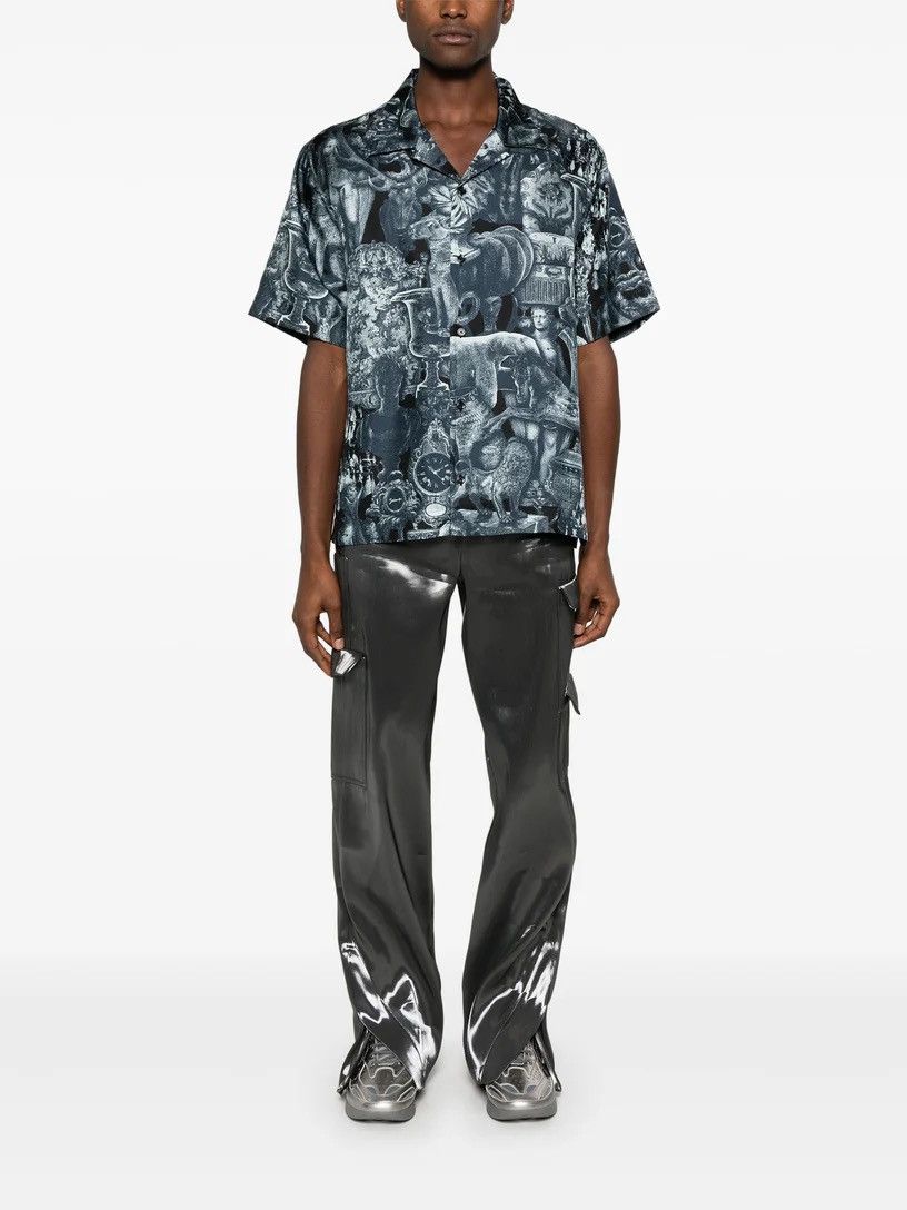 Givenchy Hubert objects-print silk shirt Size US M / EU 48-50 / 2 - 8 Thumbnail