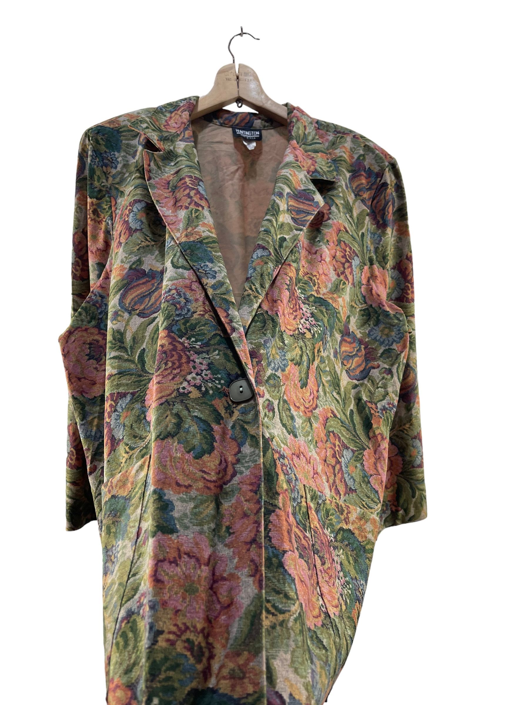 Huntington Vintage Huntington Floral Print Jacket Size US XL / EU 56 / 4 - 8 Thumbnail