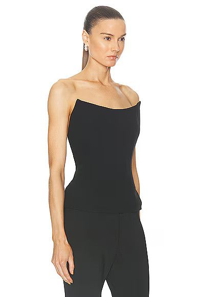 Givenchy o1srvl11e0725 Corset Bustier Top in Black Size XS / US 0-2 / IT 36-38 - 3 Thumbnail