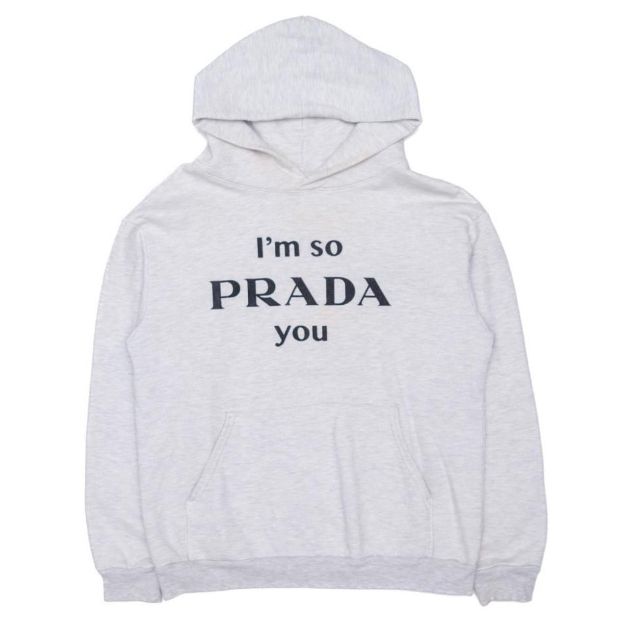 image of Chinatown Market I’M So Prada You Hoodie in Grey, Men's (Size Medium)