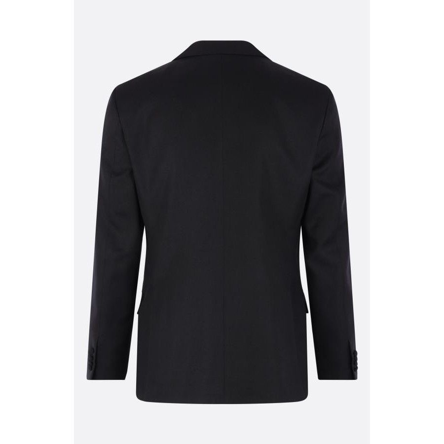 Lardini LARDINI Attitude Black Viscose Single Breasted Jacket New & Size US XL / EU 56 / 4 - 2 Thumbnail
