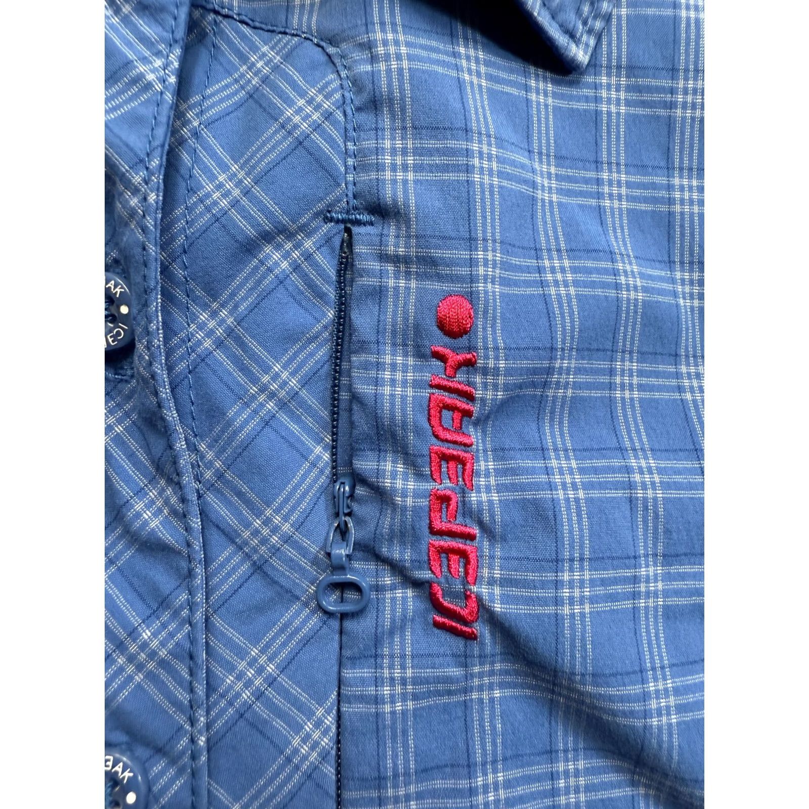 Vintage Icepeak Blue Button-Up Shirt Short Sleeve Eur 46 Womens XS? Size L / US 10 / IT 46 - 3 Thumbnail