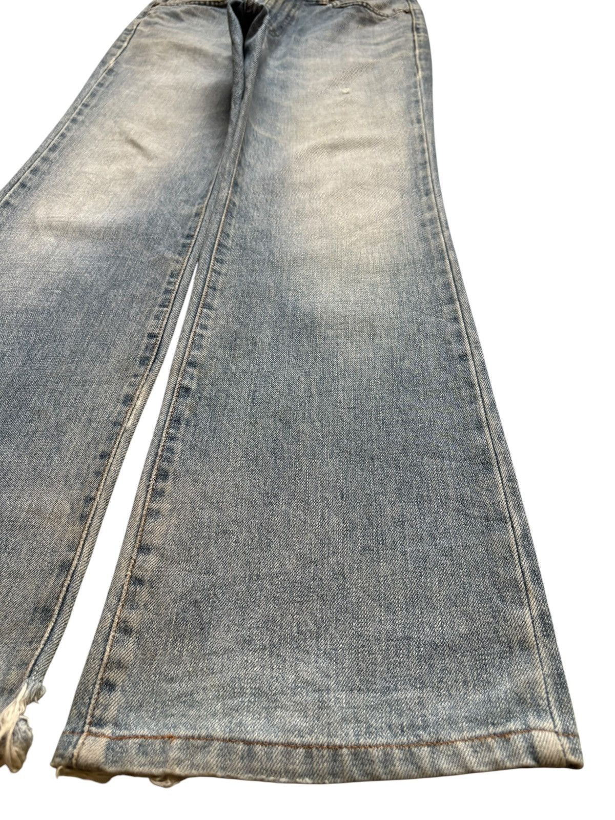 Edwin × Japanese Brand Vintage Japanese Edwin Mud Wash Distressed Flare Jeans Size US 29 - 7 Thumbnail