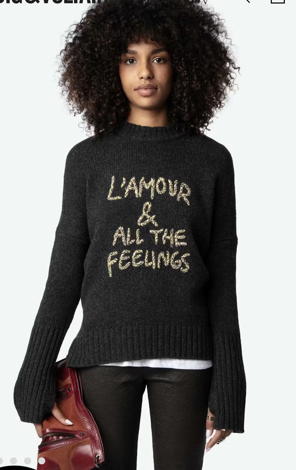 Zadig & Voltaire Zadige & Voltaire Malta Sweater Size S / US 4 / IT 40 - 2 Thumbnail
