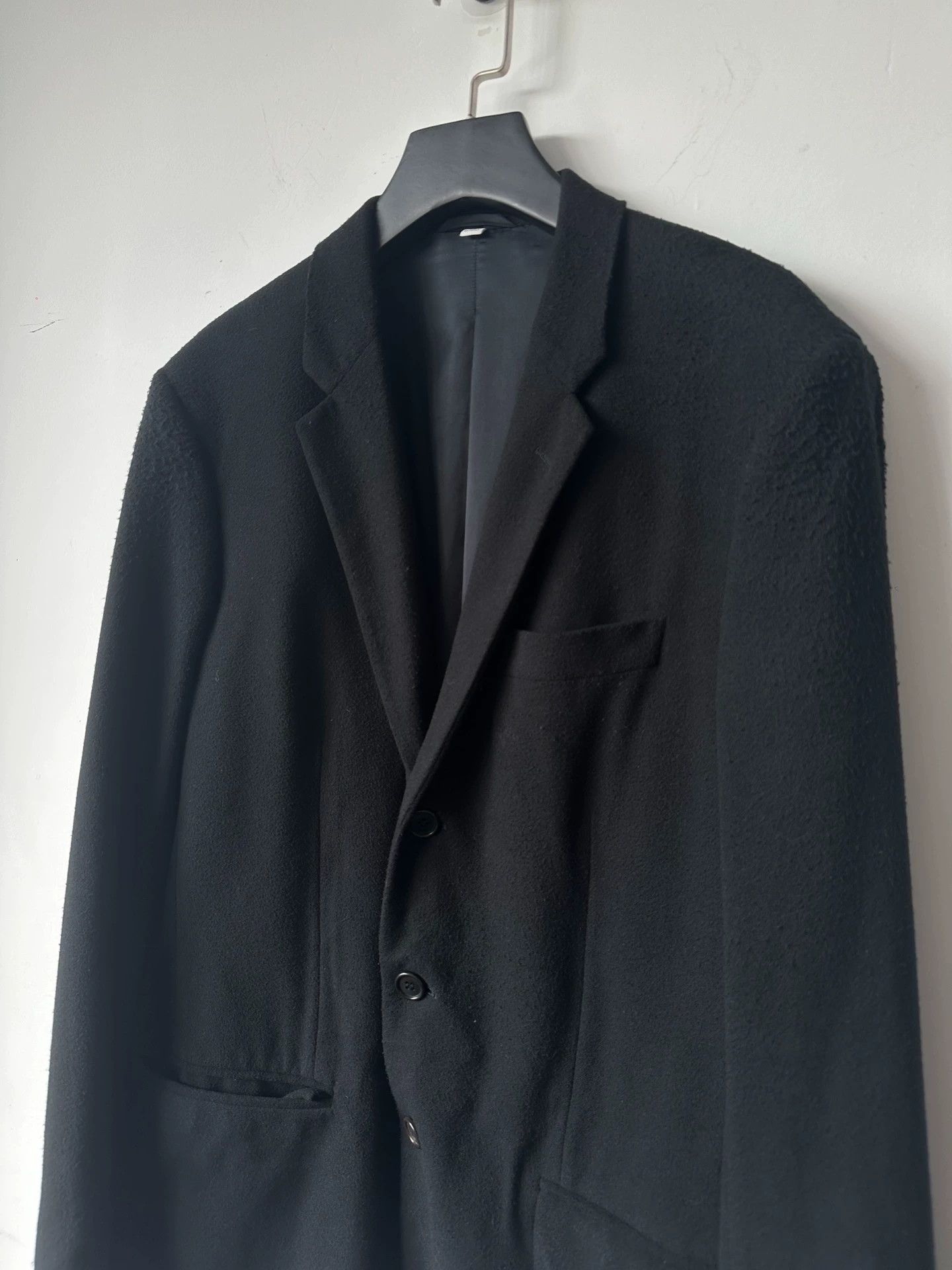 Helmut Lang Helmut Lang 3B Wool Melton Blazer Size 46 (Fits 48) Size 46R - 2 Thumbnail