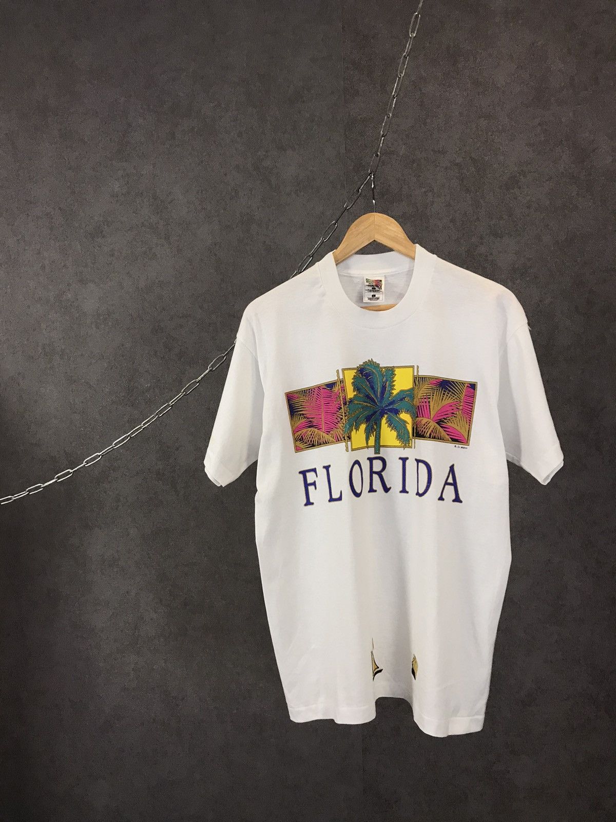 Vintage Florida vintage made in USA single stitch tee Size US L / EU 52-54 / 3 - 1 Thumbnail