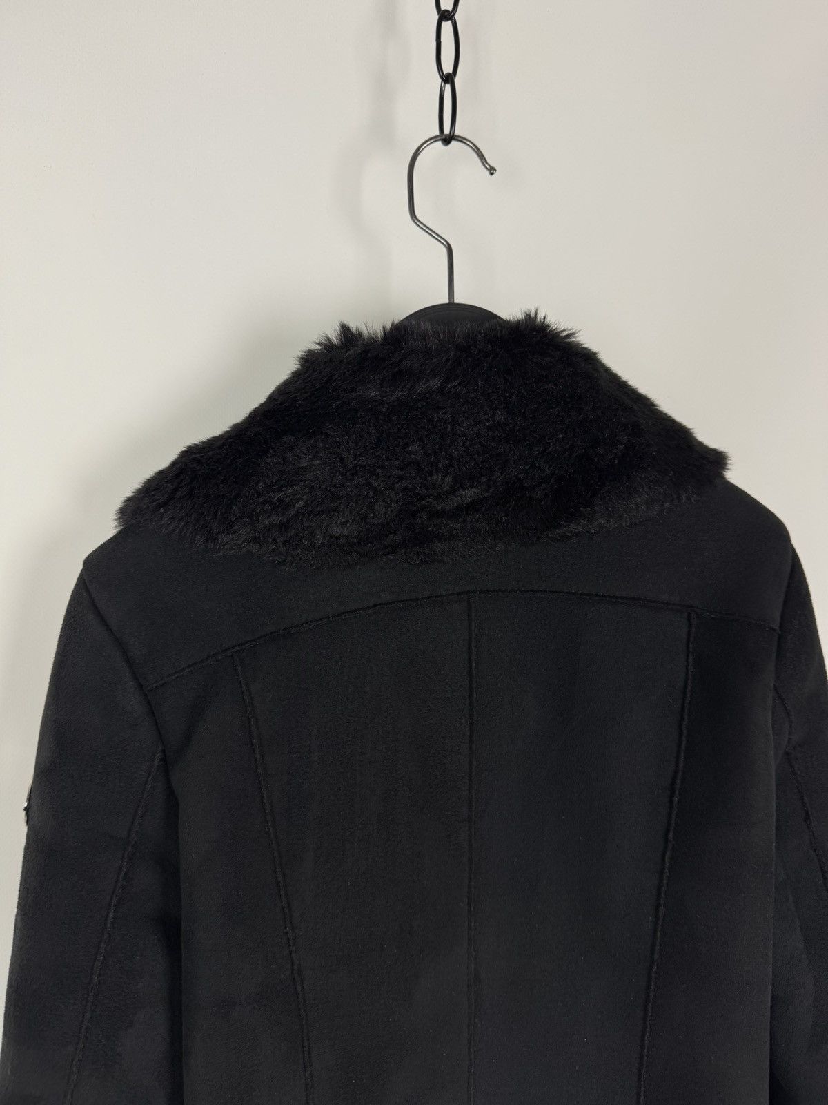 Armani Armani Jeans Faux Suede Fur Rider Jacket Size M / US 6-8 / IT 42-44 - 14 Thumbnail