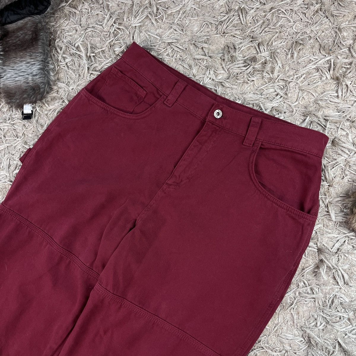 Kickers Vintage Red Pants Kickers Cargo Rap Y2k Skate Affliction Size US 32 / EU 48 - 9 Thumbnail