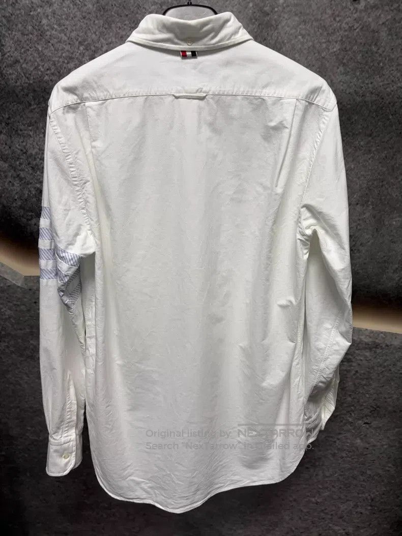 Thom Browne Thom Browne White Shirt Size US XL / EU 56 / 4 - 2 Thumbnail