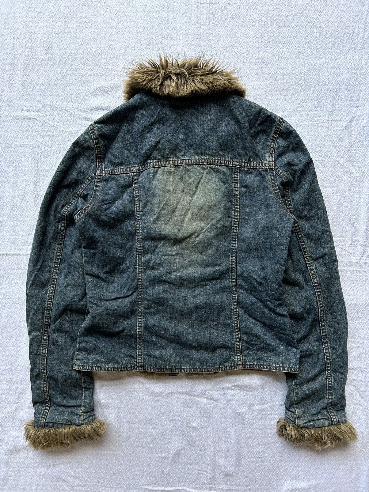14th Addiction Fur Denim Jacket Nobody Jeans Ifsixwasnine Lgb Size US S / EU 44-46 / 1 - 11 Thumbnail