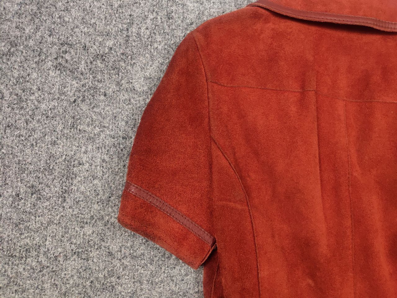 Vintage Vintage 60s Limited Suede Leather Short sleeve Blazer Jacket Size L / US 10 / IT 46 - 12 Thumbnail