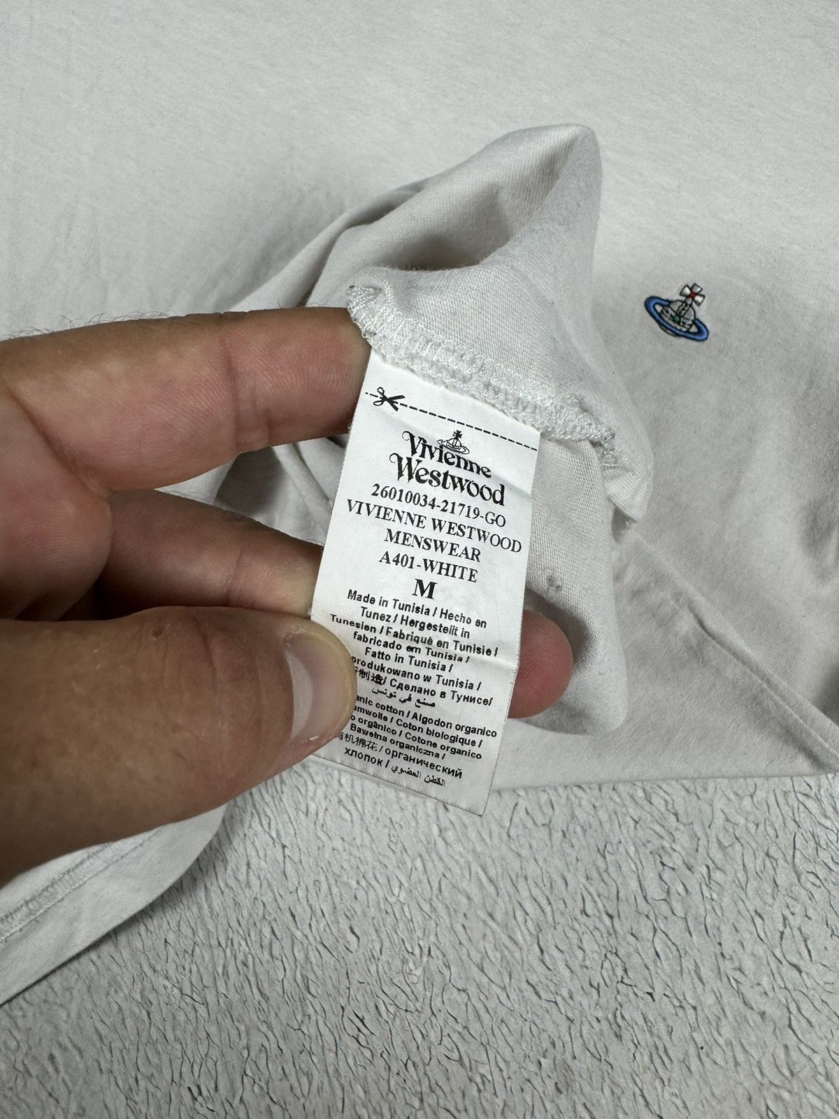 Vintage × Vivienne Westwood Vintage Vivienne Westwood Logos White Tee Oldmoney S size Size US S / EU 44-46 / 1 - 8 Thumbnail
