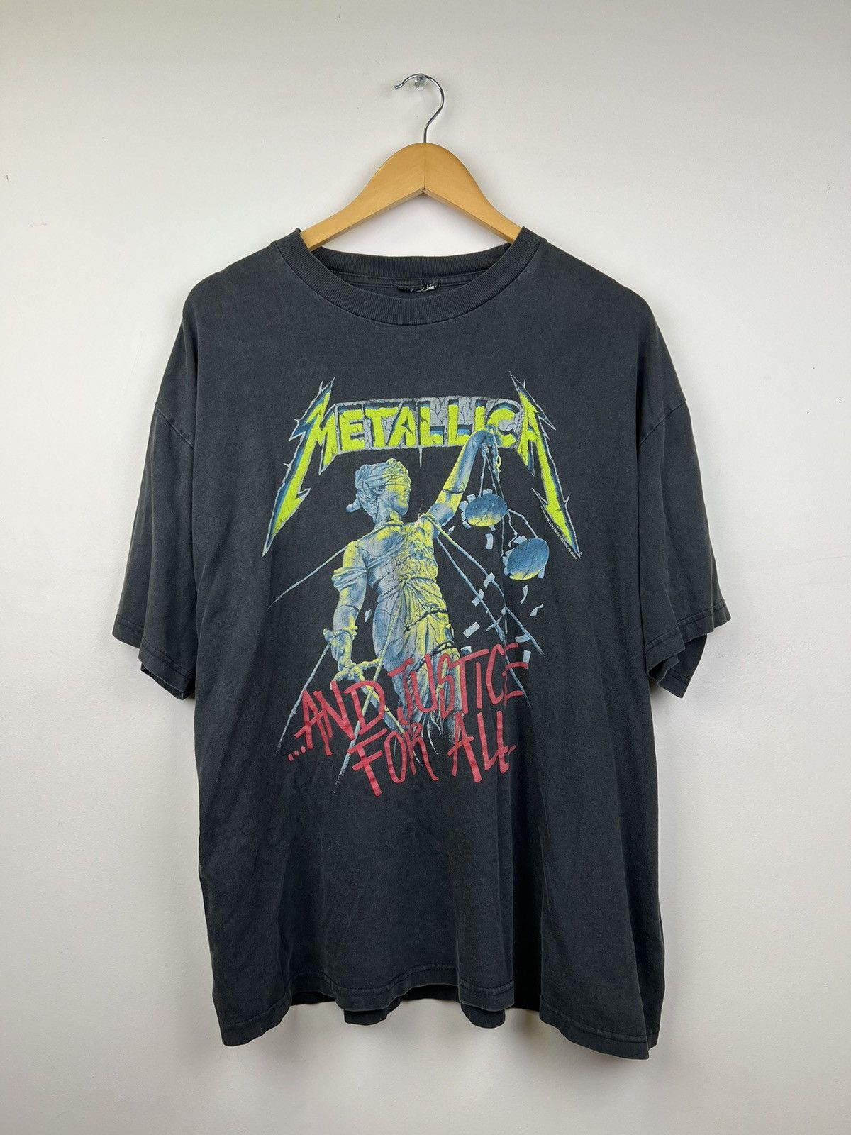Band Tees × Vintage 1994 Metallica Hammer of Justice t-shirt Size US XL / EU 56 / 4 - 2 Thumbnail