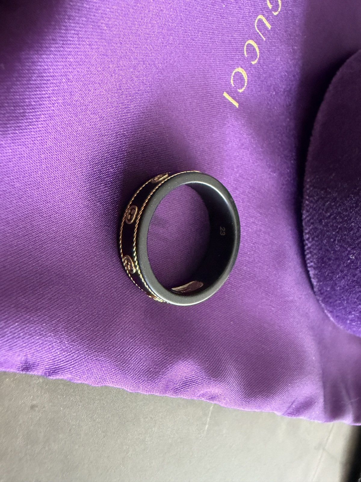 Gucci Gucci Icon Ring 18k Yellow Gold Size ONE SIZE - 5 Thumbnail