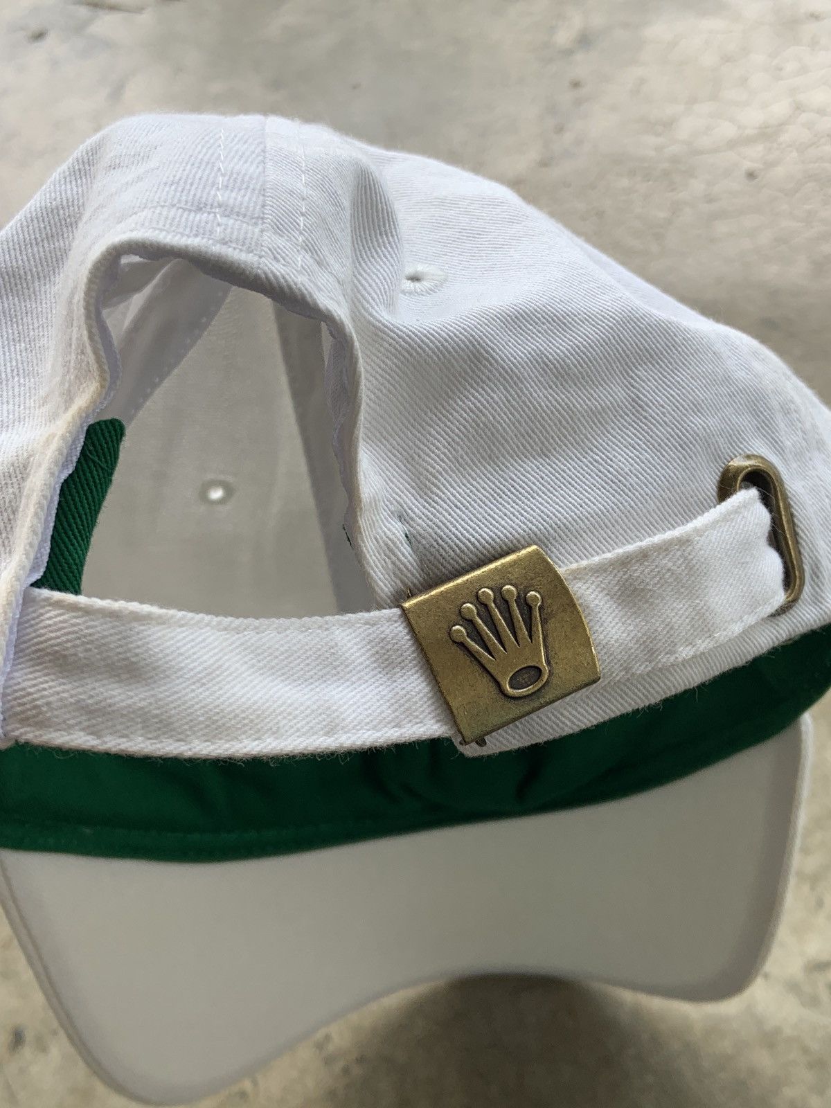 Rolex Vintage Rolex Double Logo White Cap Size ONE SIZE - 3 Thumbnail