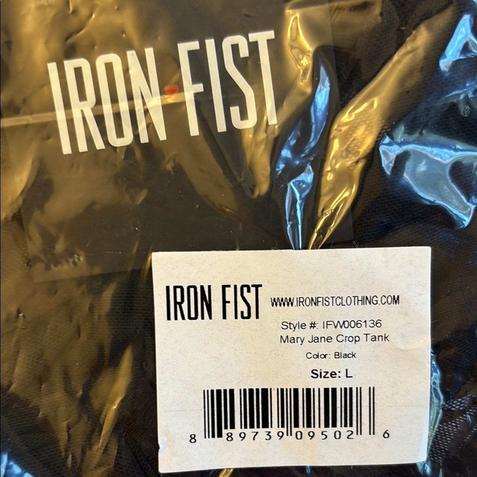 Iron Fist Iron Fist Sheer Black Mary Jane Green Sequin Crop Tank Top L Size L / US 10 / IT 46 - 2 Thumbnail