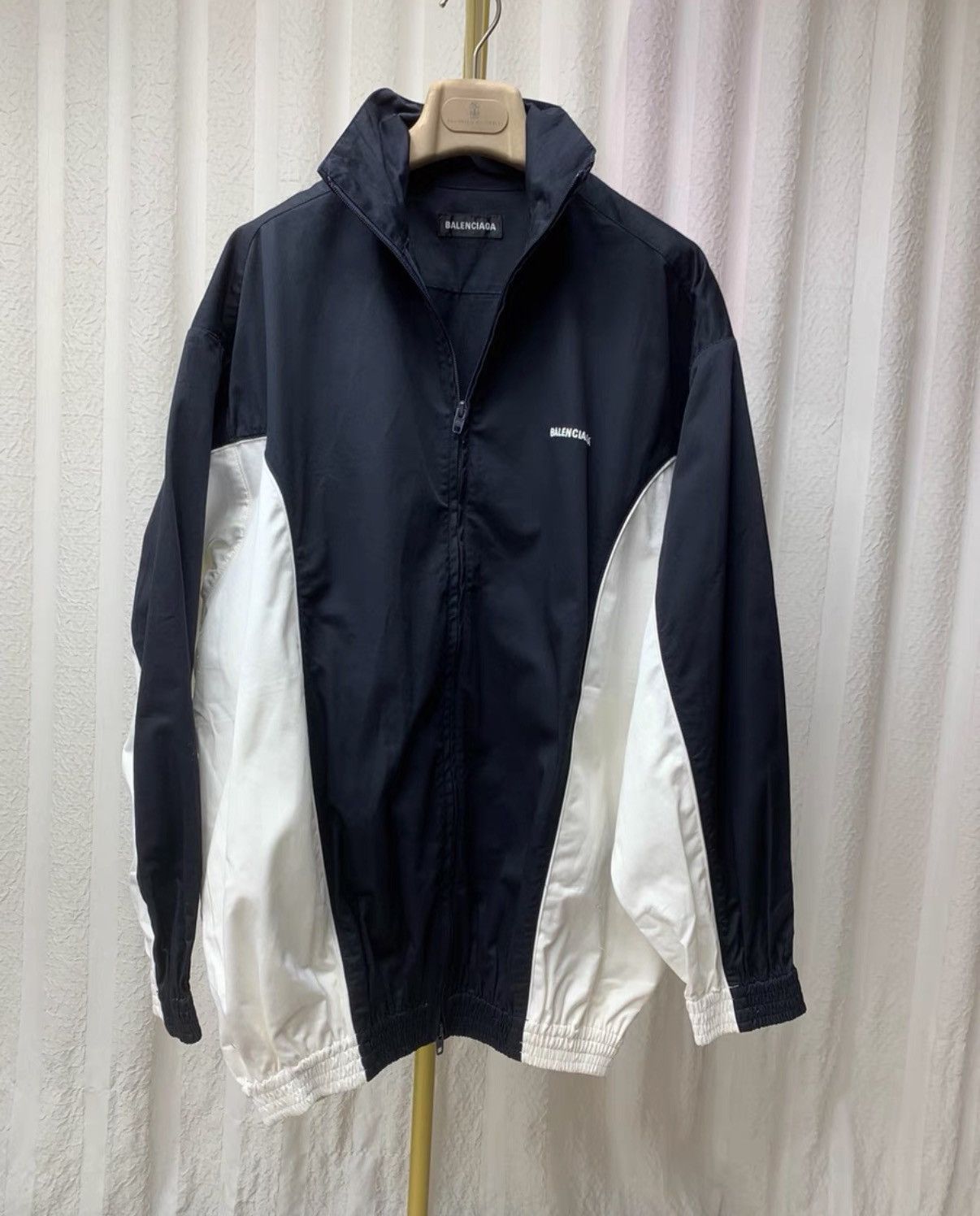 Balenciaga BALENCIAGA Contrast Color Windbreaker Spring Jacket Size US M / EU 48-50 / 2 - 1 Thumbnail