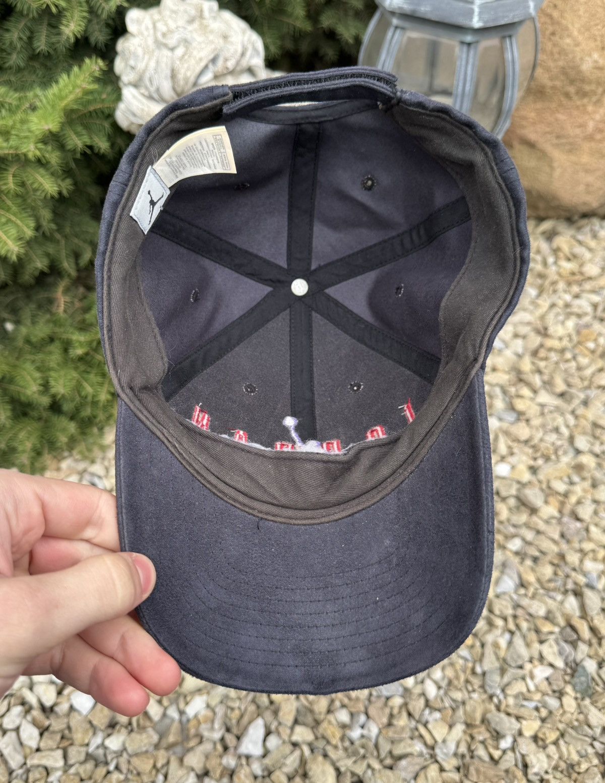 Other 1990s Vintage Jordan Big Logo Velour Cap Hat Size ONE SIZE - 6 Thumbnail