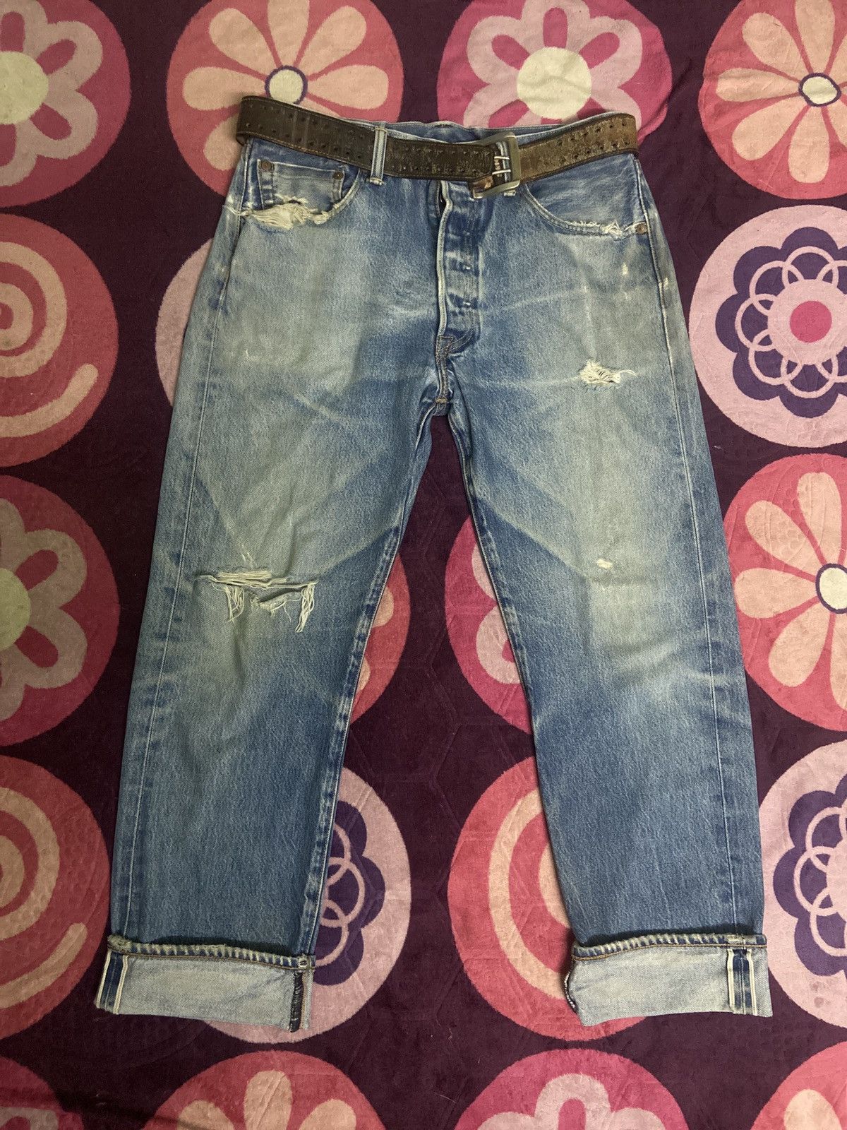 Levi's Levis 501 Made In Usa Size US 34 / EU 50 - 1 Thumbnail