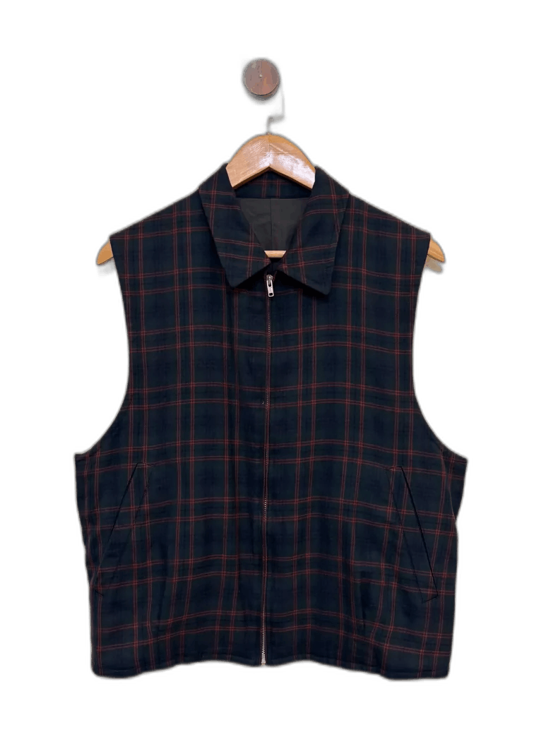 Comme des Garcons Comme des Garcons Plaid Wool Vest-2506 Size US M / EU 48-50 / 2 - 1 Thumbnail
