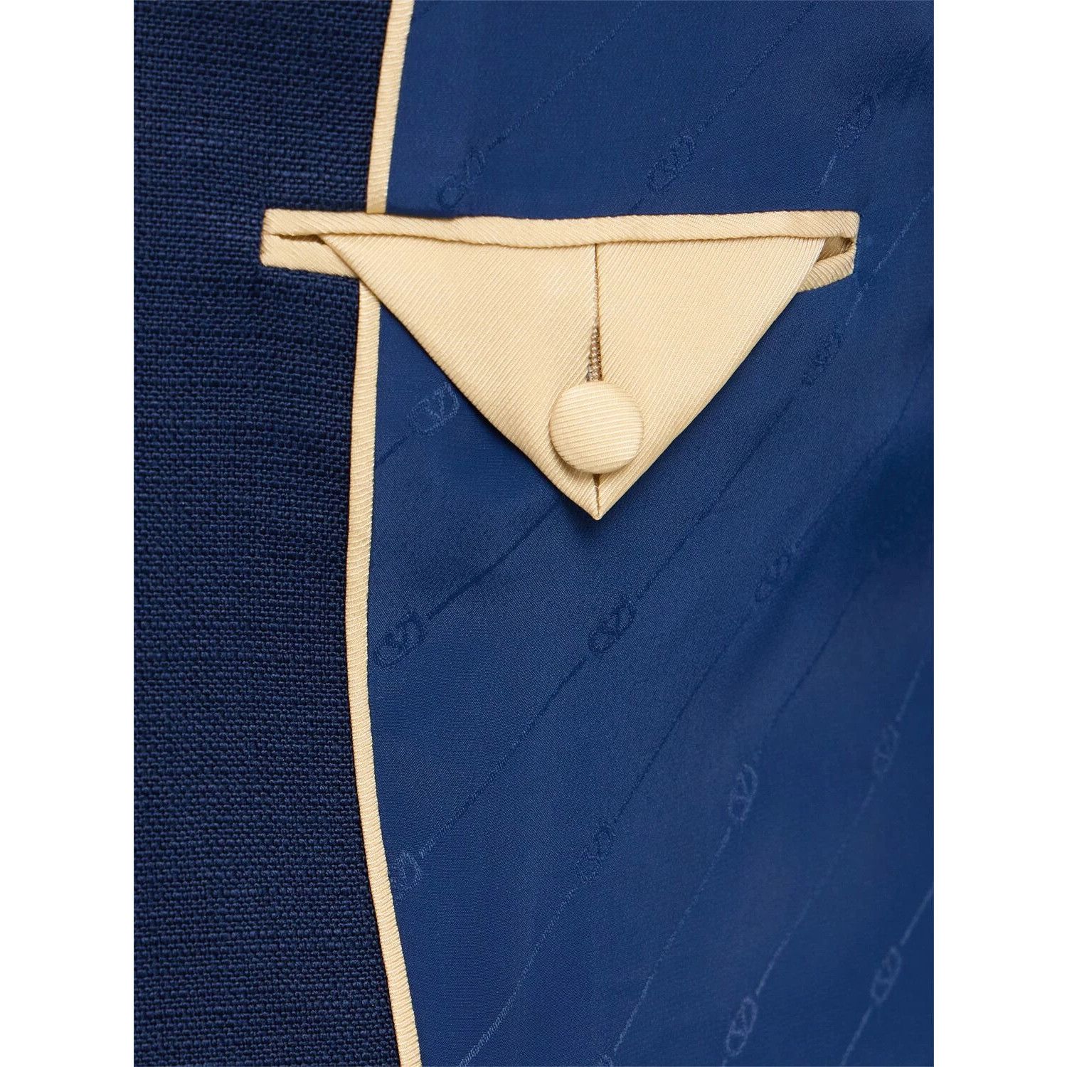 Valentino VALENTINO Blue Single Breasted Blazer Jacket New & Authentic Size M / US 6-8 / IT 42-44 - 4 Thumbnail