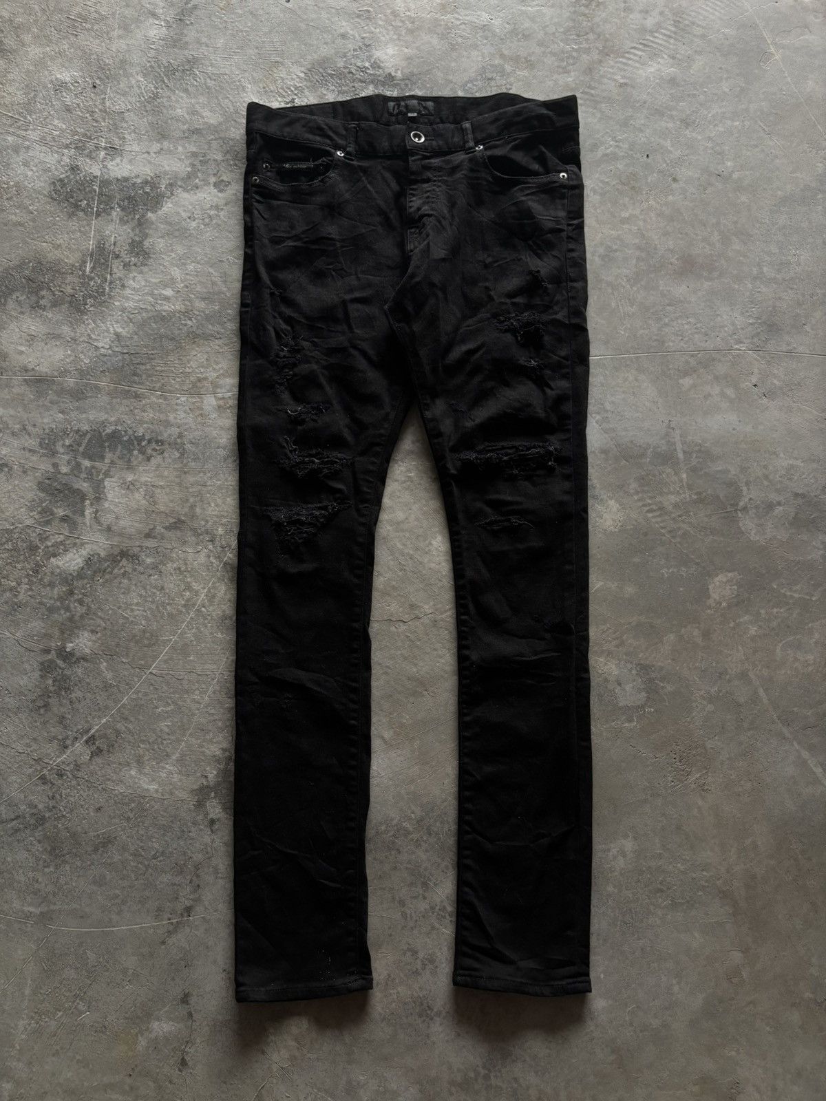 JACKROSE Jackrose x Luv Maison Bootcut Crash Denim | Grailed