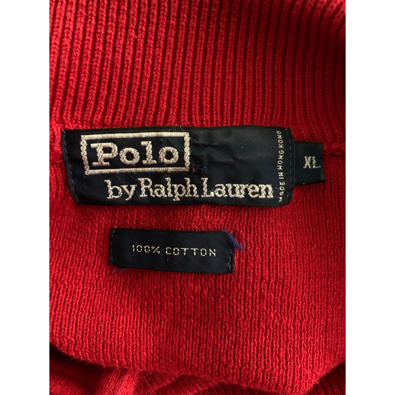 Polo Ralph Lauren Polo by Ralph Lauren Mens Size XL Sweater Red CottonPullover Size US XL / EU 56 / 4 - 5 Thumbnail