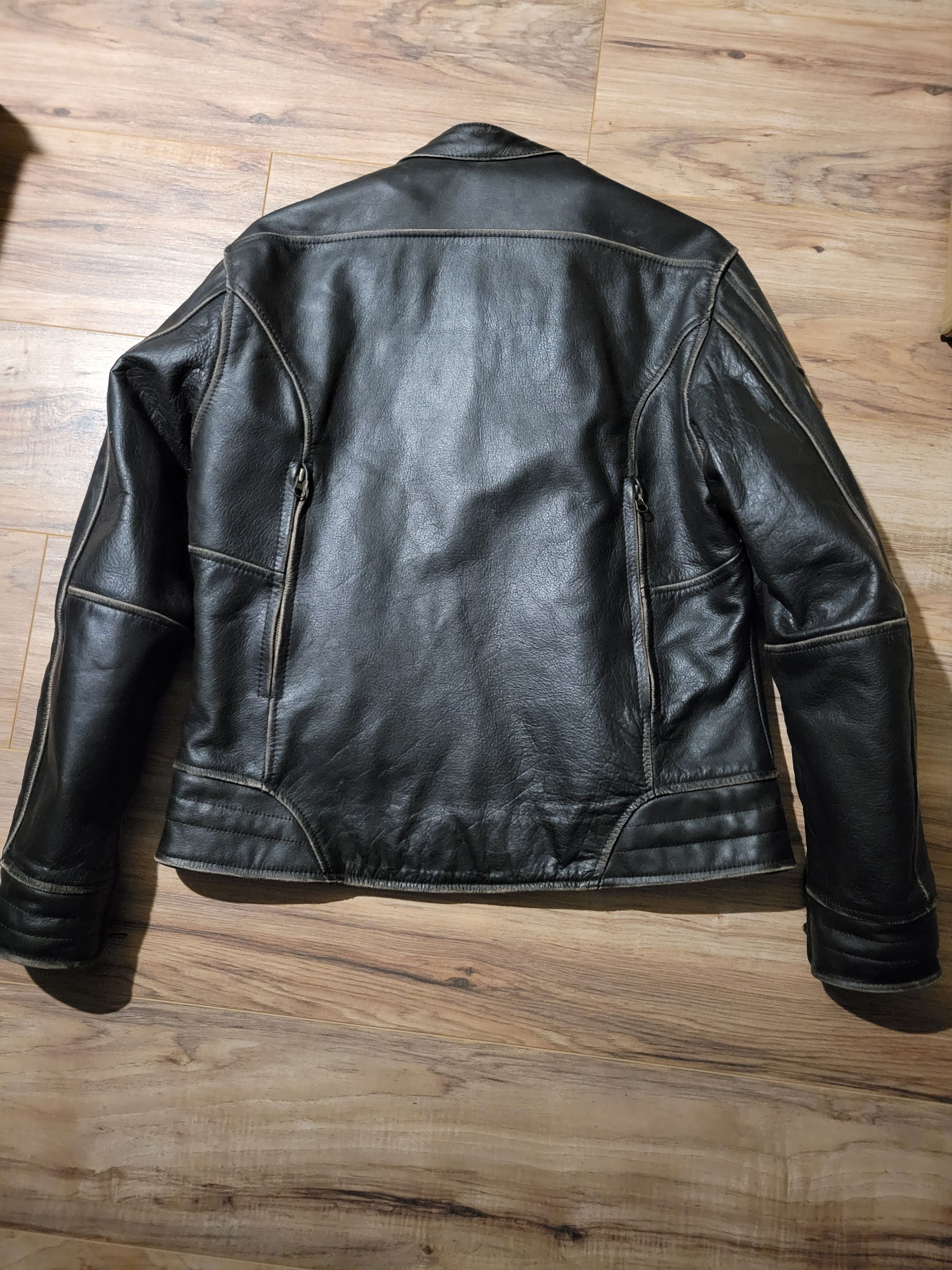 Other Leather Biker Jacket Size US M / EU 48-50 / 2 - 2 Thumbnail