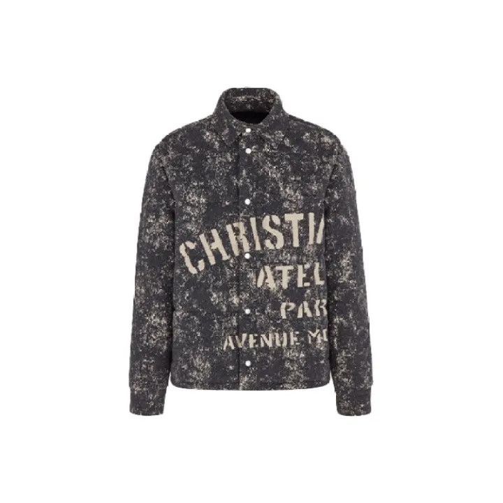 Dior Gray Quilted Long Sleeve Shirt 0079
