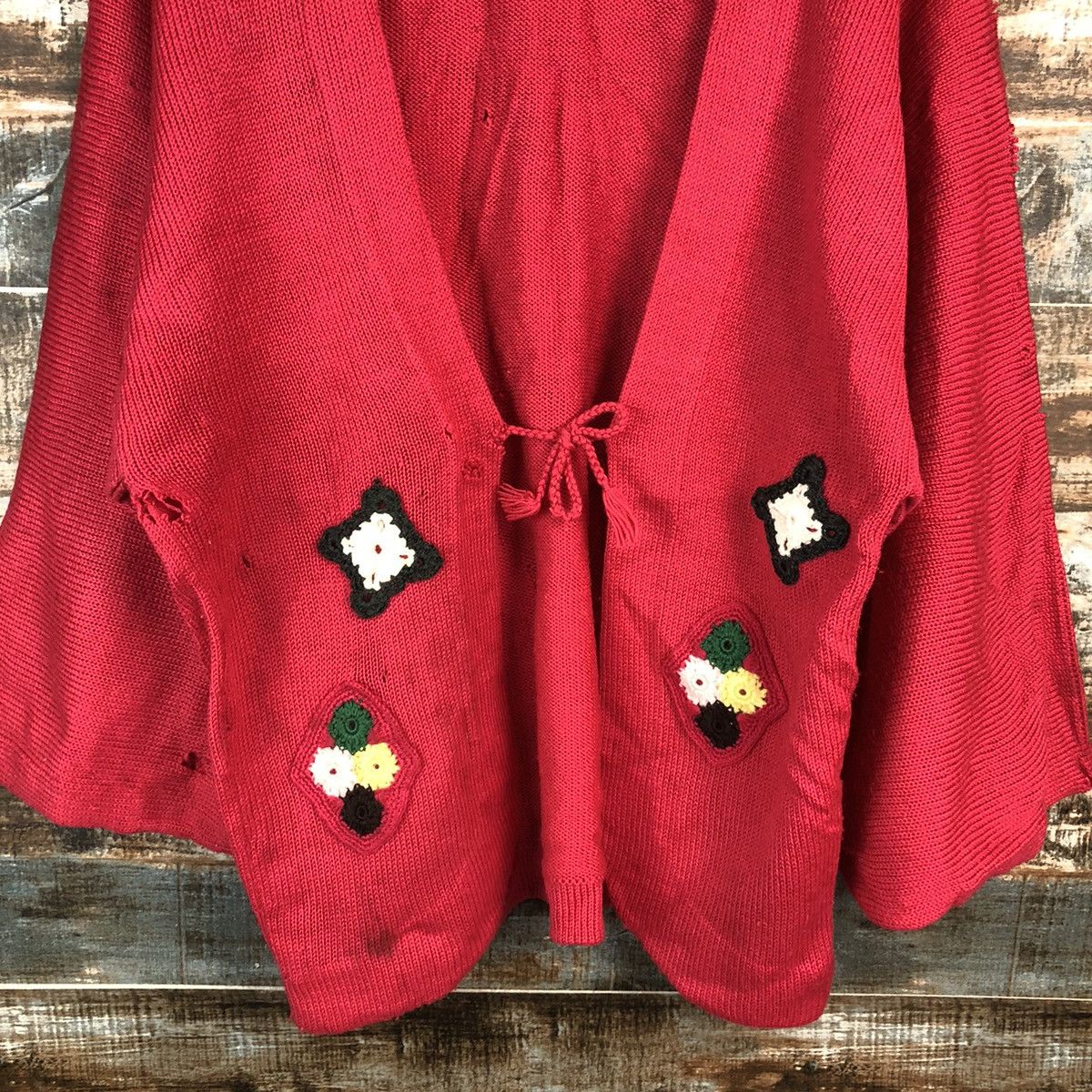 Vintage DL Japanese Brand kimono vintage Cardigan Knitwear #C168 Size US M / EU 48-50 / 2 - 6 Thumbnail