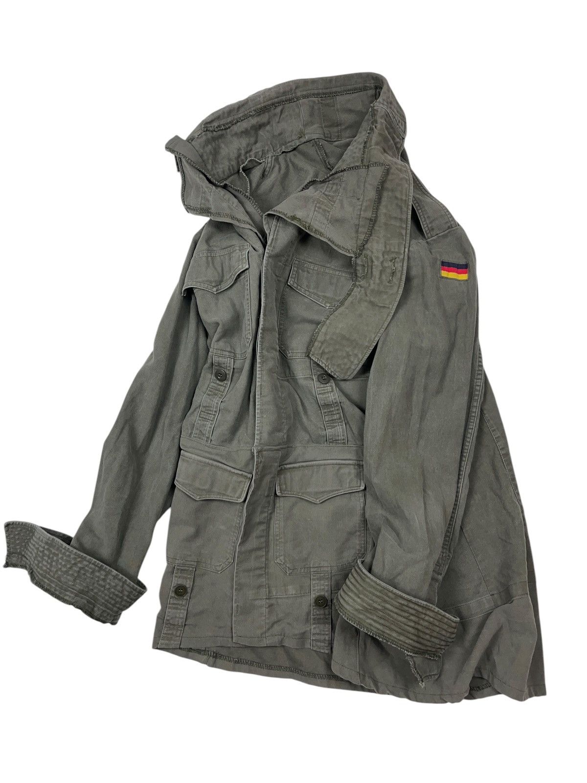 Vintage Vintage 70s Bundeswehr Moleskin Jacket Apocalyptic Style Size US L / EU 52-54 / 3 - 4 Thumbnail