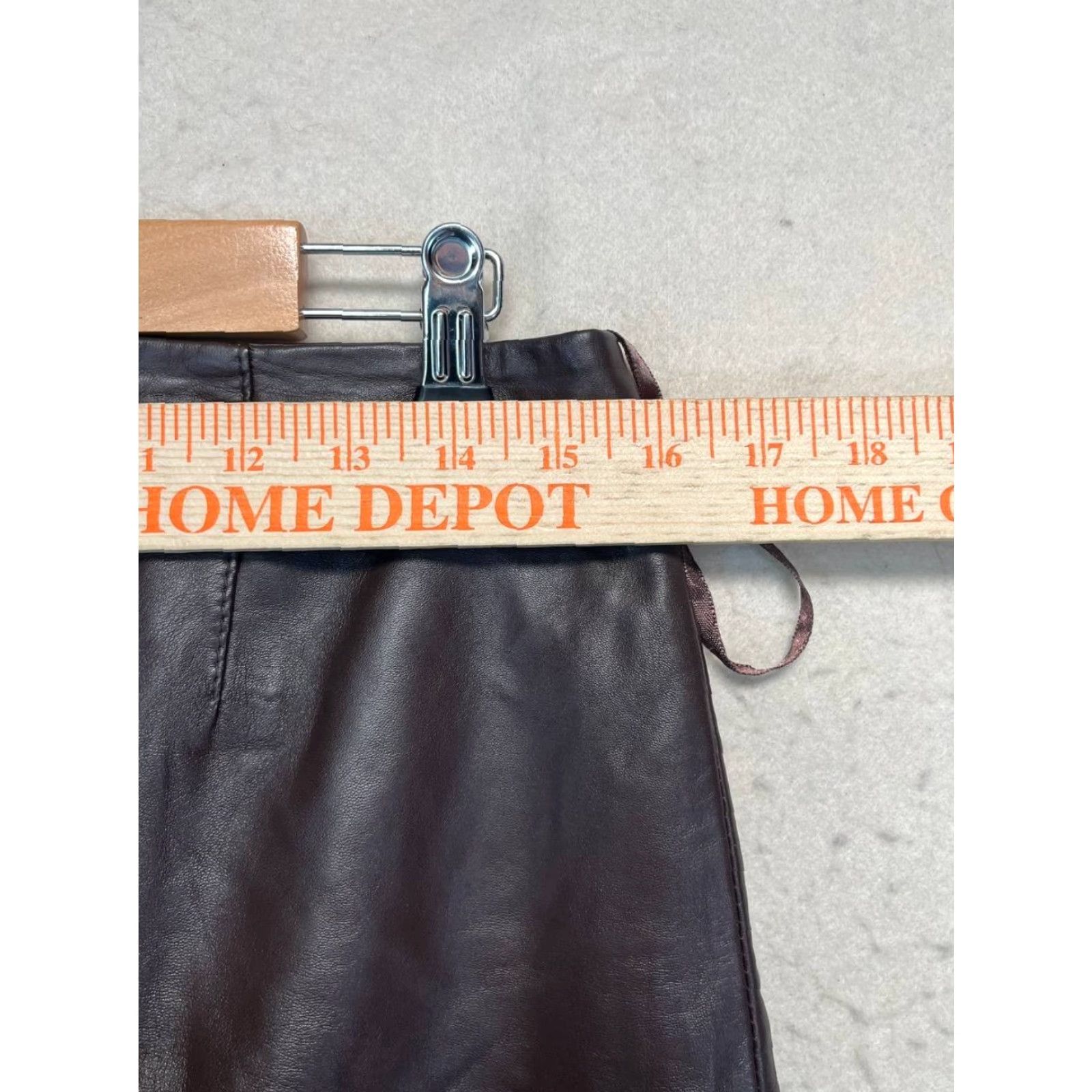 Vintage VINTAGE Vakko Boots Cut Pants Jeans Size 8 Brown Leather Bootcut High Rise Women Size 30" / US 8 / IT 44 - 3 Thumbnail