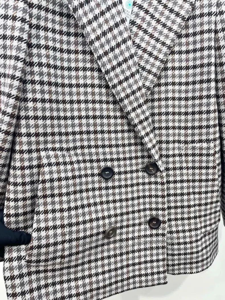 Miu Miu Miu Miu 36 Maillard sheep wool plaid suit Size S / US 4 / IT 40 - 3 Thumbnail