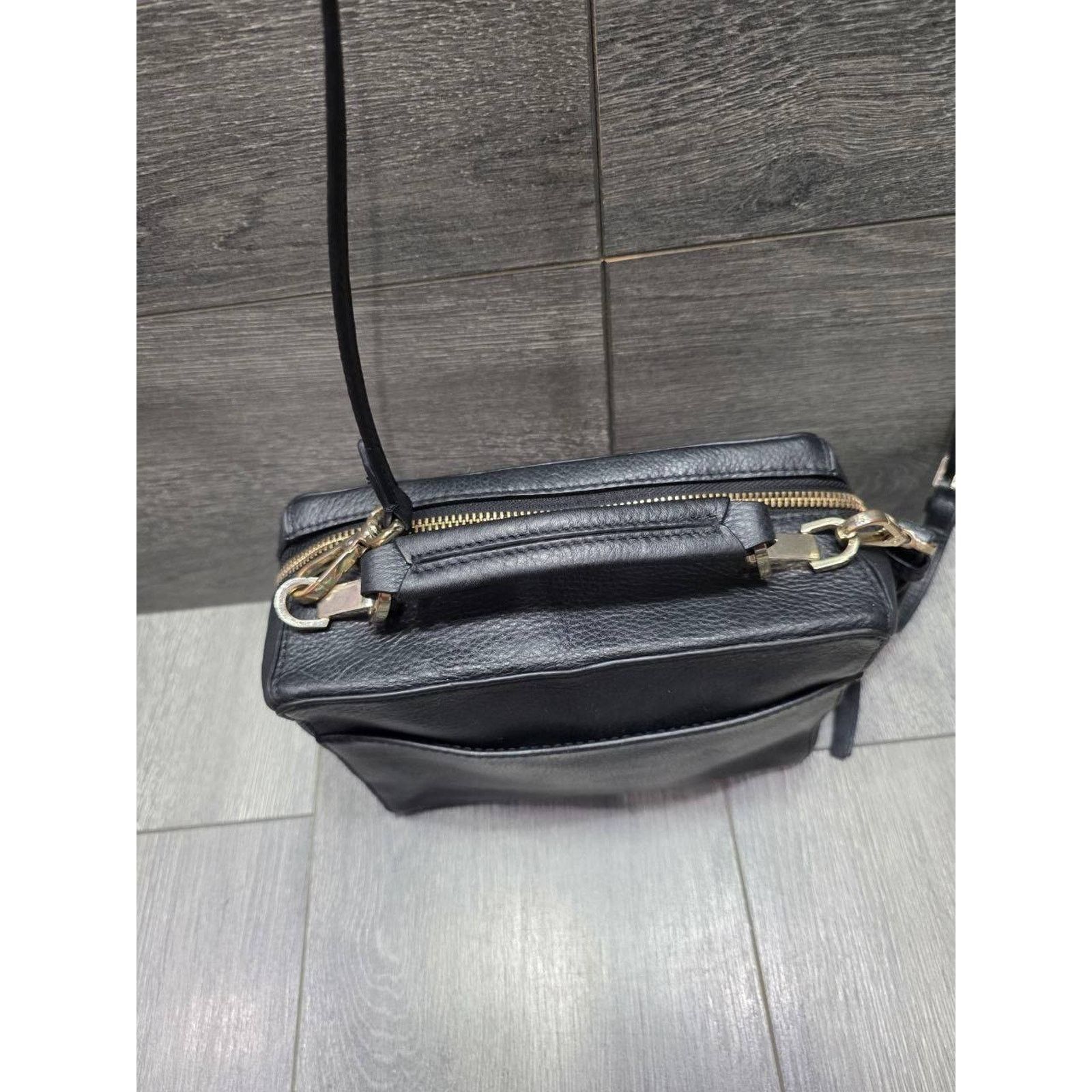 Vince Camuto Vince Camuto Black Brown leather cross body bag B000427 Size ONE SIZE - 7 Thumbnail