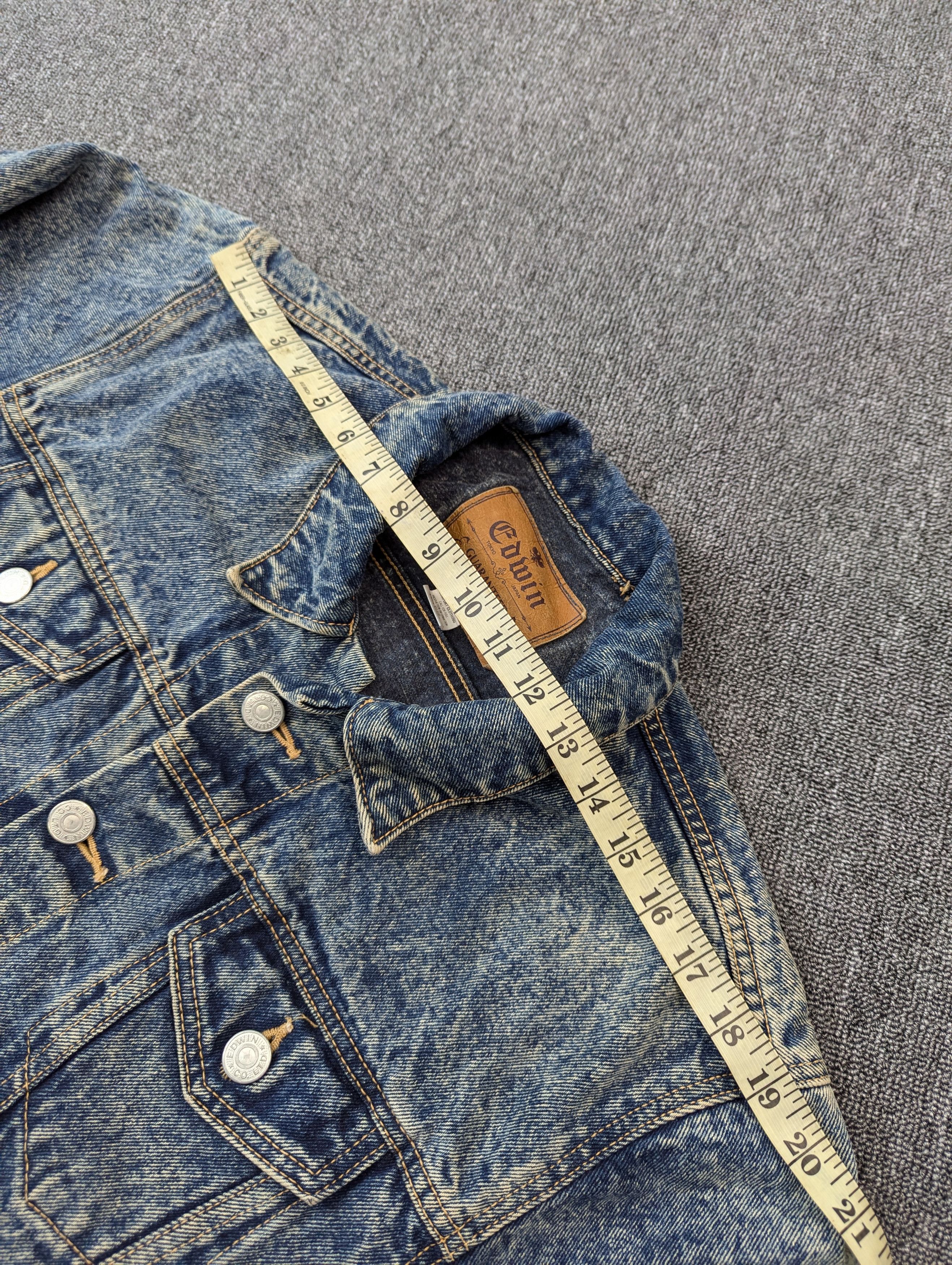 Edwin Vintage Edwin Acid Wash Denim Jacket Size US S / EU 44-46 / 1 - 18 Thumbnail