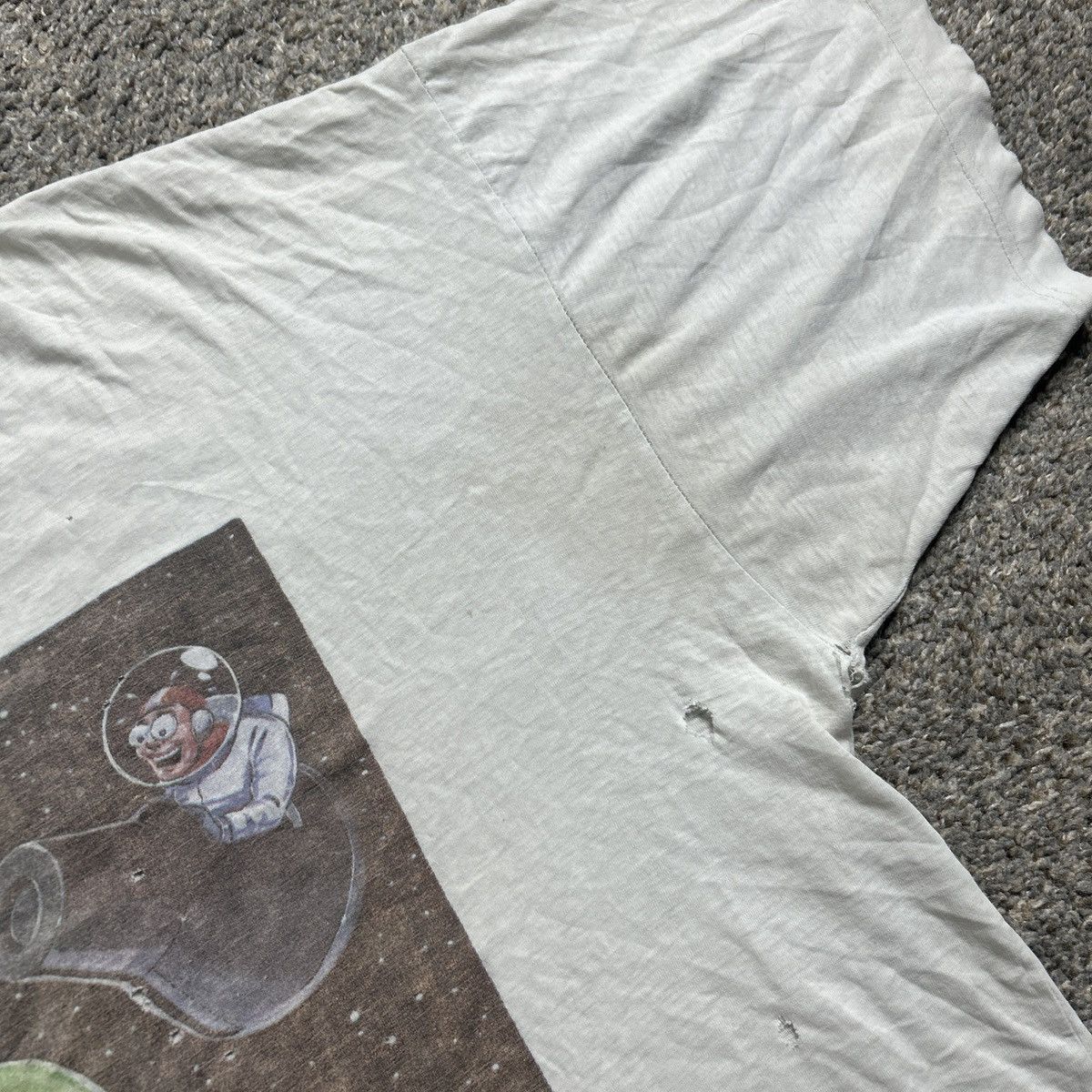Band Tees × Giant × Vintage Vintage 1994 butthole surfers coop pinup space girl band tee Size US XL / EU 56 / 4 - 8 Thumbnail