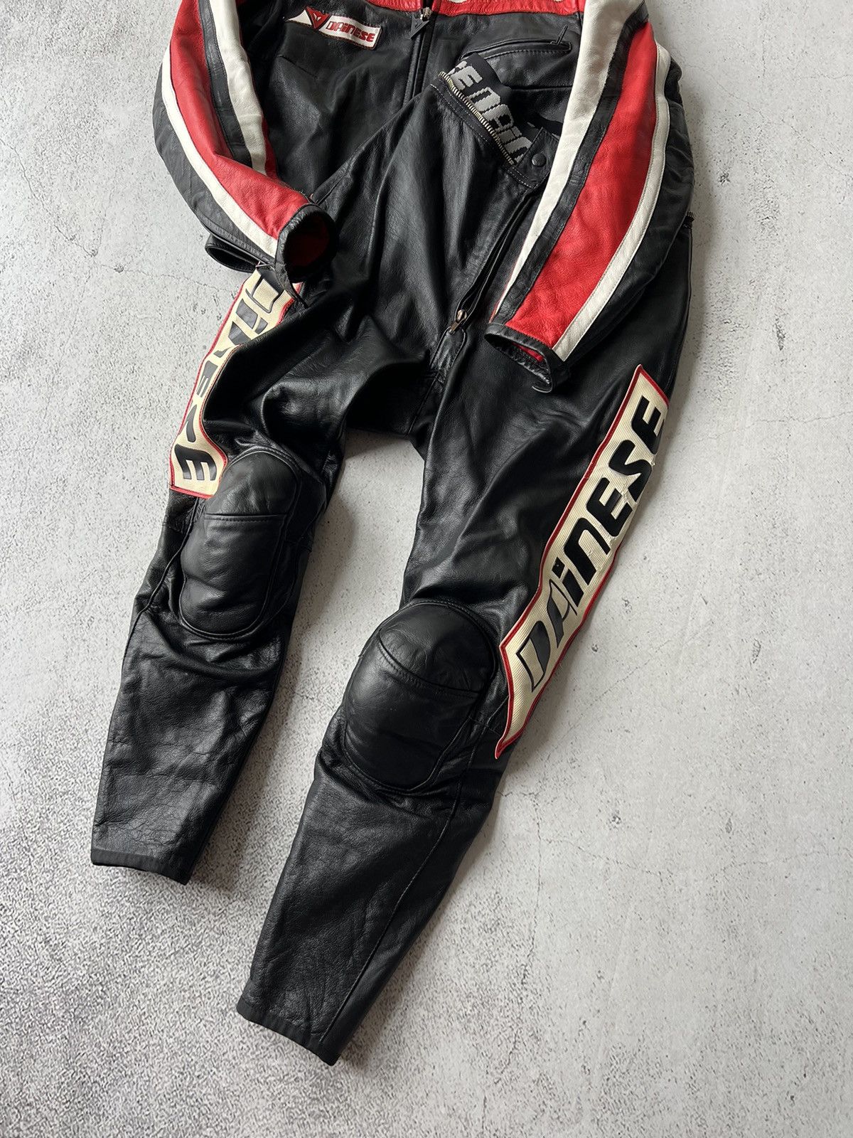 Dainese × Honda × Marlboro Dainese Vintage First Class Leather Motor Suit Jacket, Pants Size S / US 4 / IT 40 - 16 Thumbnail