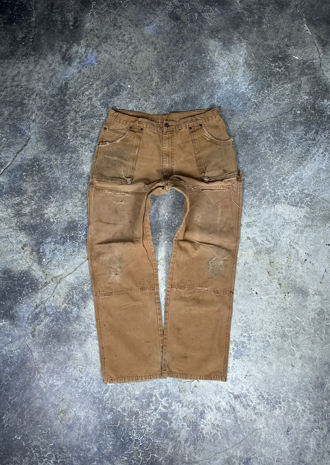 Dickies × Vintage Vintage Thrashed Dickies Double Knees Size US 34 / EU 50 - 4 Thumbnail