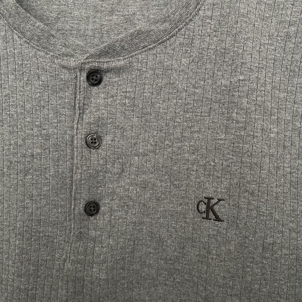 Calvin Klein × Designer CK Essential Grey Blank T Shirt Size US L / EU 52-54 / 3 - 2 Thumbnail