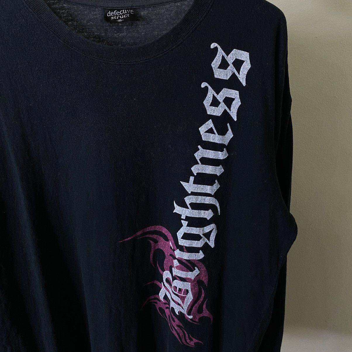 If Six Was Nine DefectiveStruct Seditionaries Poem Cyber Gothic Punk LGB LS Size US XL / EU 56 / 4 - 7 Thumbnail