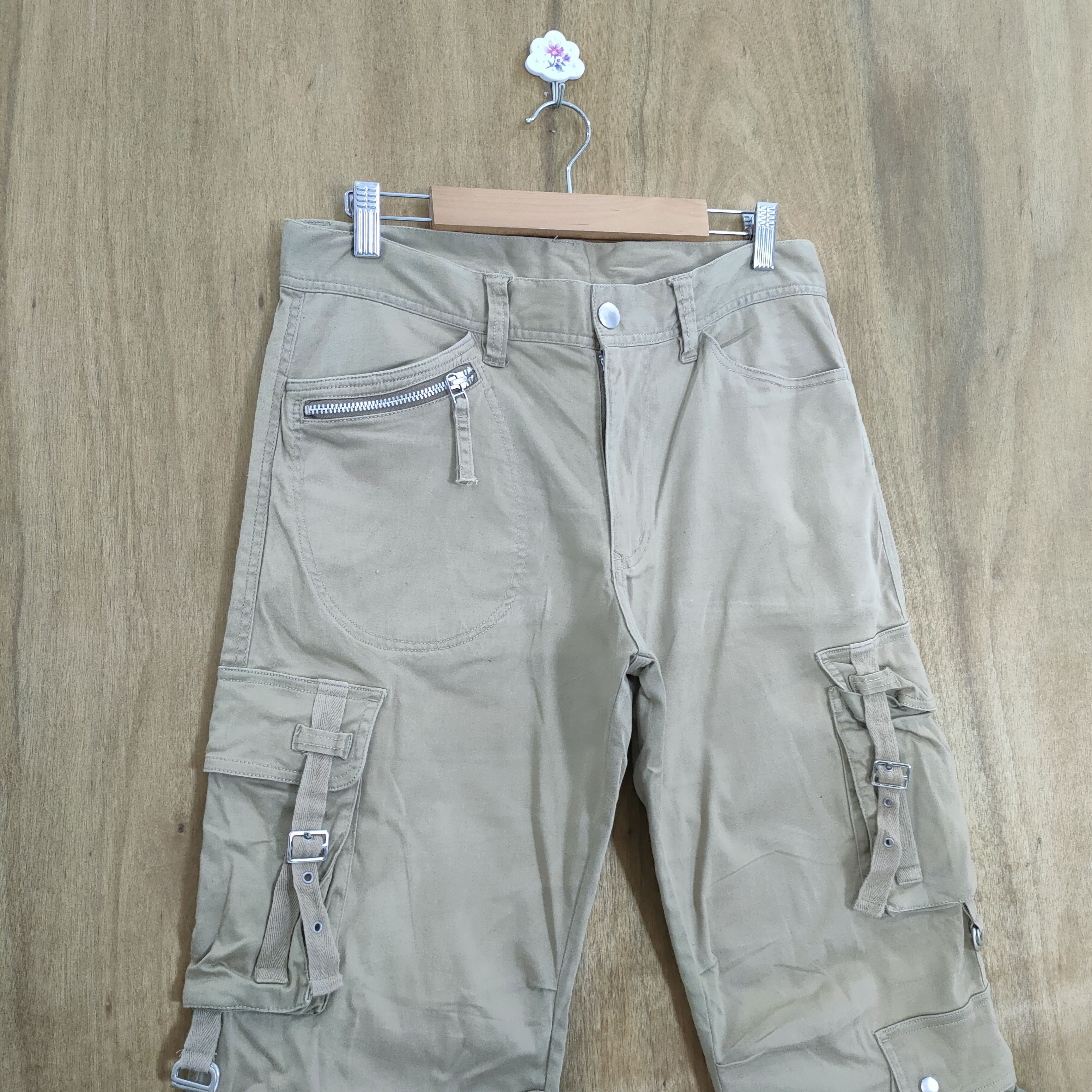 Japanese Brand MODERN LOVER WOMEN MULTIPOCKET CARGO PANTS Size US 29 - 5 Thumbnail