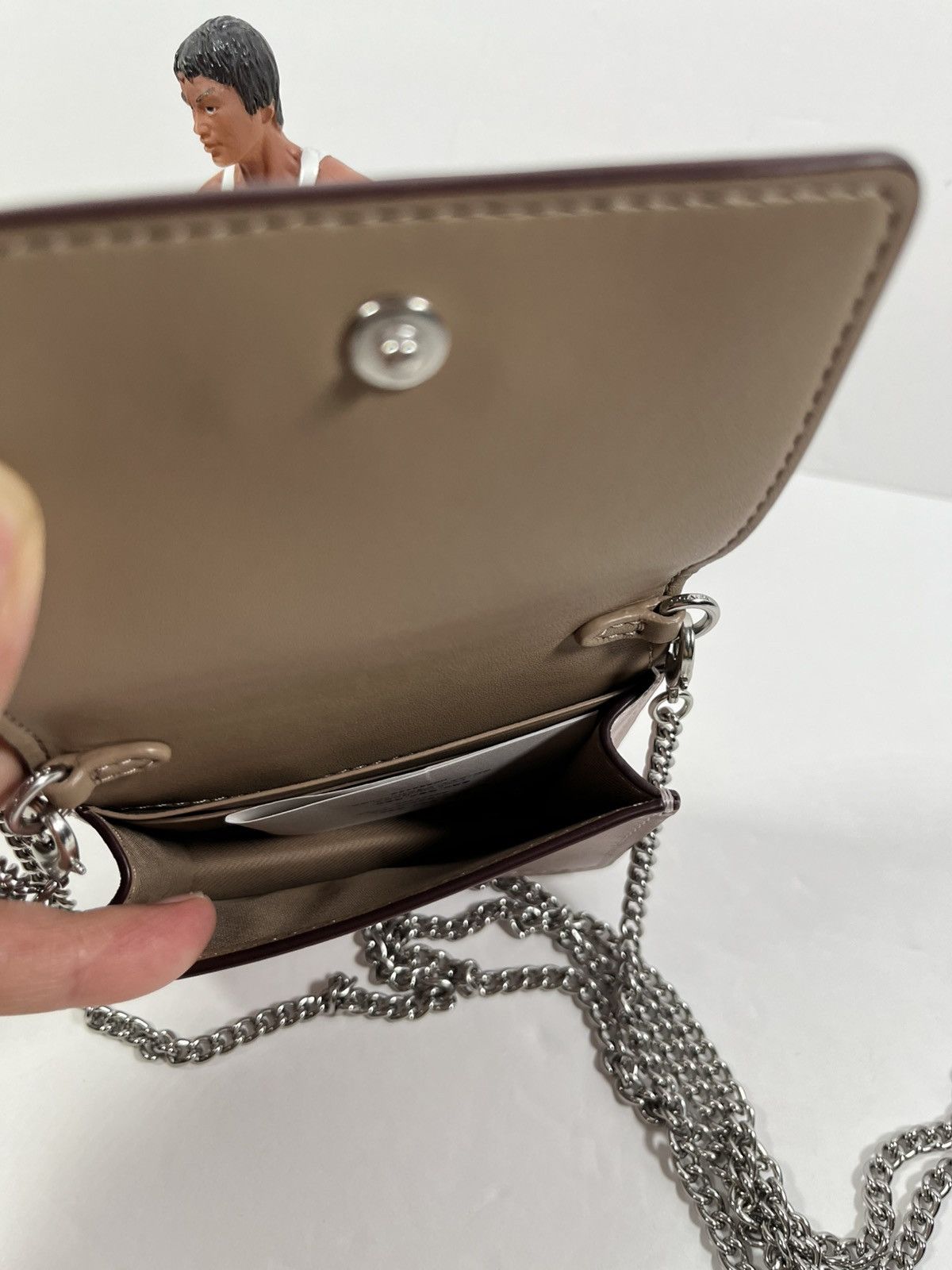 Coach Coach Mini Wallet On A Chain With Sparkly Butterfly Print Size ONE SIZE - 3 Thumbnail