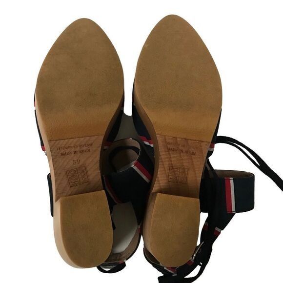 Free People Free People Monaco Boho navy striped wrap clog 39/9 Size US 9 / IT 39 - 9 Thumbnail