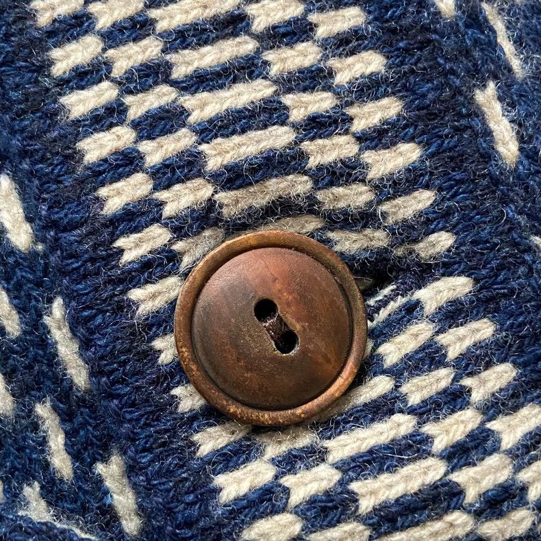 RRL Ralph Lauren RRL Ralph Lauren Vintage Indigo Wool Cotton Cardigan sweat Size US S / EU 44-46 / 1 - 8 Thumbnail