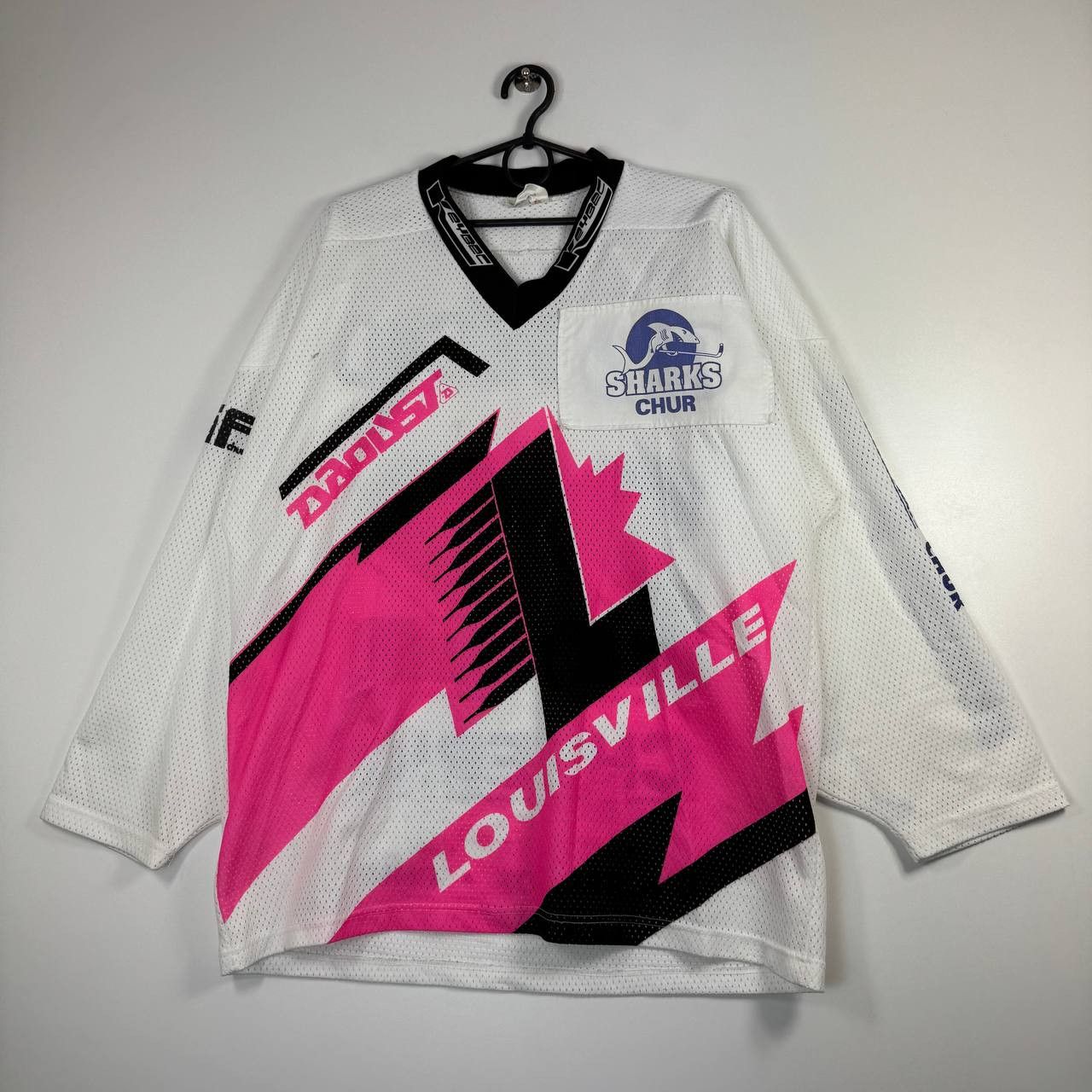 Other Vintage Hockey Jersey Keybec Sublimax Sharks Chur Size XL Size US XL / EU 56 / 4 - 1 Thumbnail