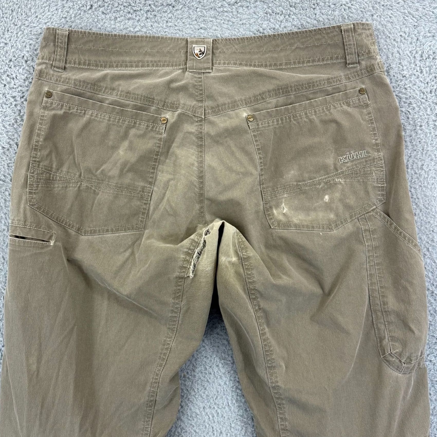 Vintage Kuhl Revolvr Pants Mens 36x32 Tan Straight Hiking Trail Camping Outdoor Casual Size US 36 / EU 52 - 5 Thumbnail