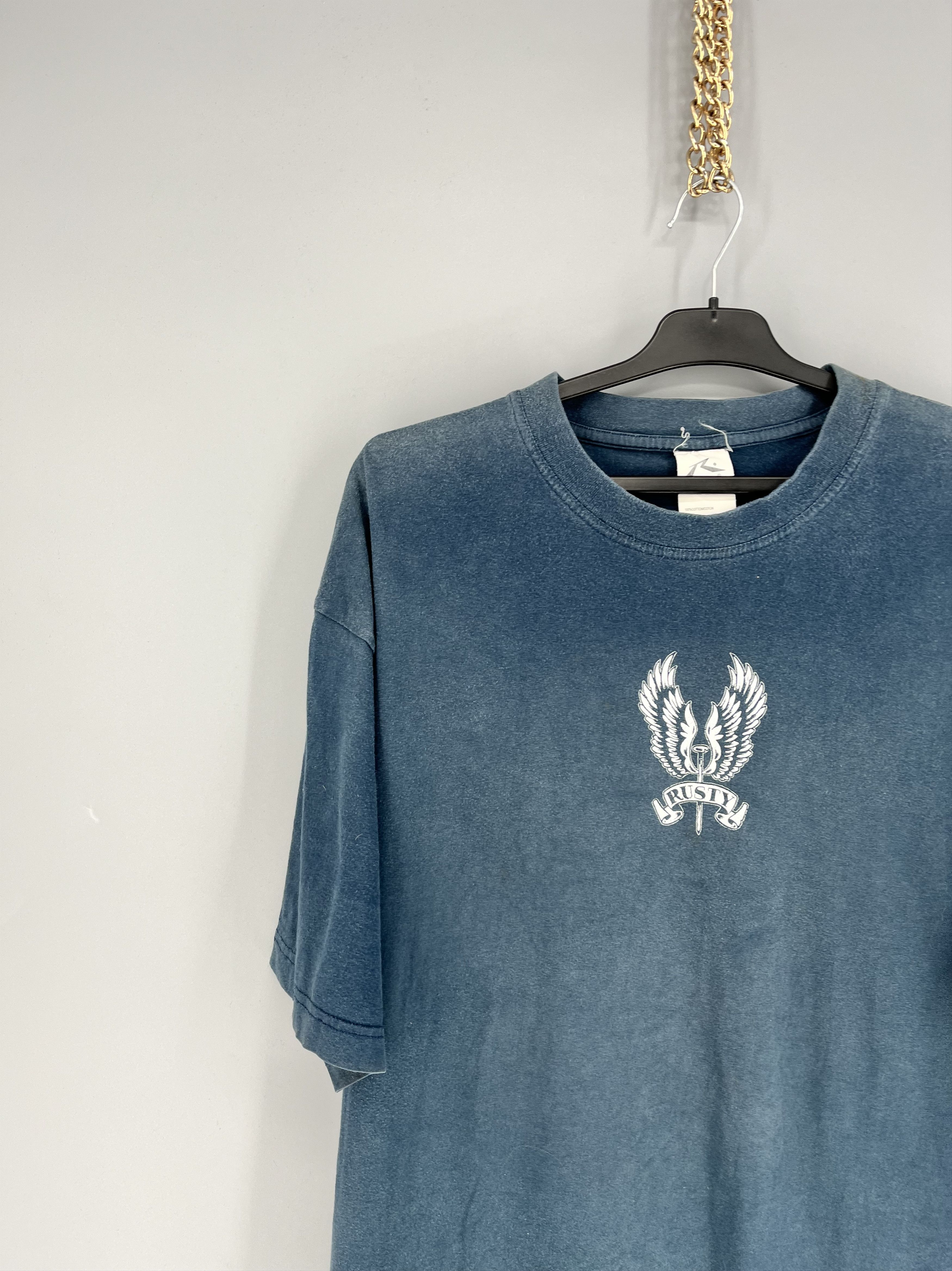 Rusty Vintage Faded 90s Rusty Streetwear Fashion Style Shirt Size US XL / EU 56 / 4 - 4 Thumbnail