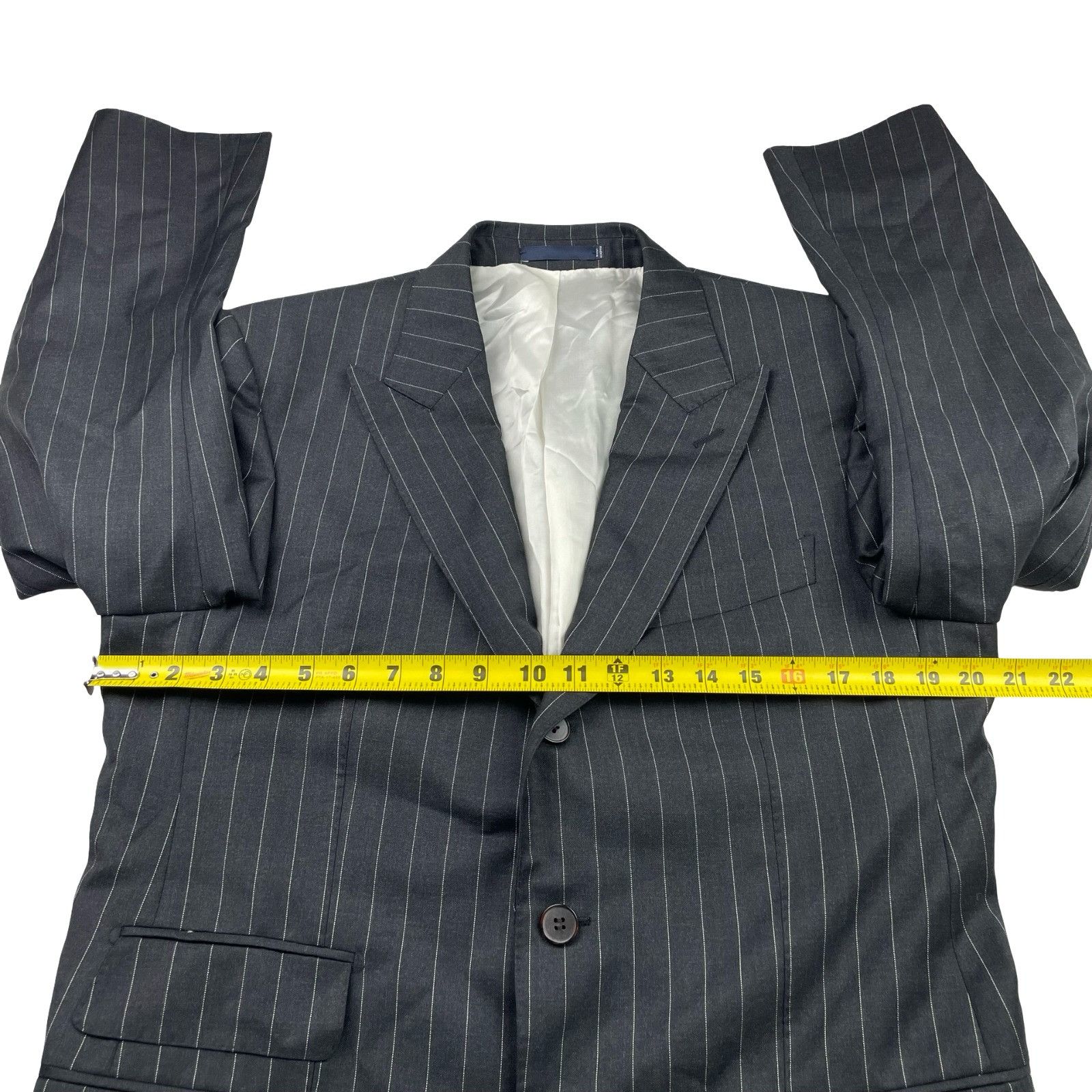 Suitsupply SuitSupply Men’s Washington SB 100% Wool Slim Fit Blazer Gra Size 42R - 9 Thumbnail