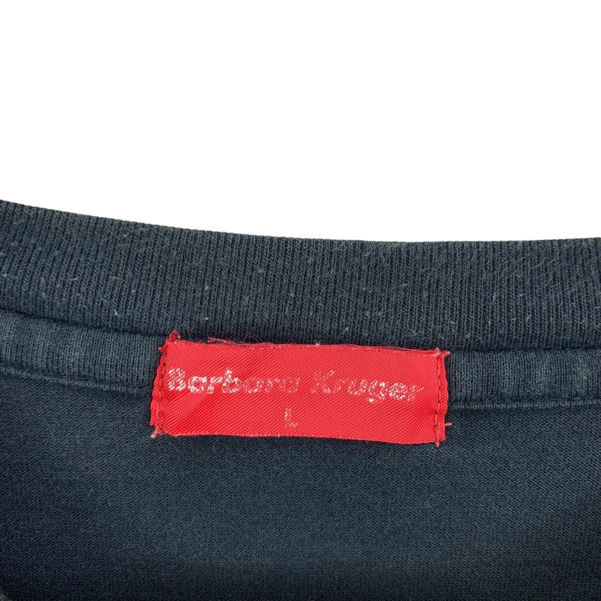 Barbara Kruger × Vintage Vintage BARBARA KRUGER happy sad awake time art printed tee Size US L / EU 52-54 / 3 - 3 Thumbnail