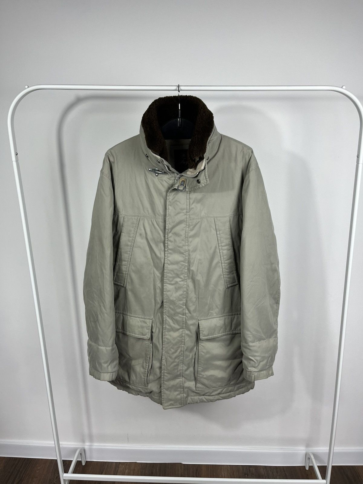 Fay Fay Men’s Winter Parka Jacket Fur Collar Coat M Warm Coat Size US M / EU 48-50 / 2 - 1 Thumbnail
